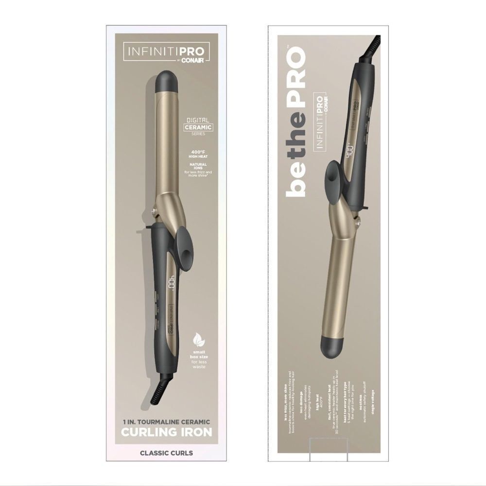 Conair Be The Pro 1" Tourmaline curling iron